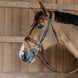 Dy'on Plaited Flash Noseband Hoofdstel with Pull back – detailfoto 3