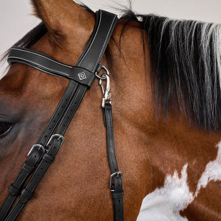 Dy'on Flash Noseband Hoofdstel With Snap Hooks Working Coll.