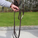 Kentucky Leder Presentatielijn Bruin met ketting 270 cm – detailfoto 6