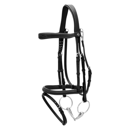 Dy'on Flash Noseband Hoofdstel With Snap Hooks Working Coll.