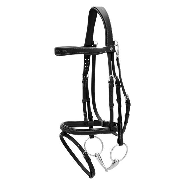 Dy'on Flash Noseband Hoofdstel With Snap Hooks Working Coll.