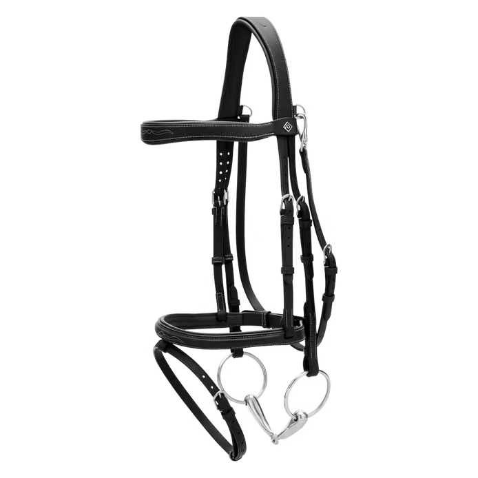 Dy'on Flash Noseband Hoofdstel With Snap Hooks Working Coll. – trenshoofdstel | Maddelin Equestrian