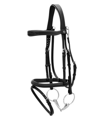 Dy'on Flash Noseband Hoofdstel With Snap Hooks Working Coll.