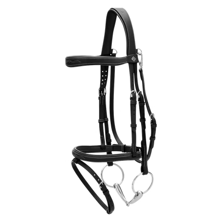 Dy'on Flash Noseband Hoofdstel With Snap Hooks Working Coll.