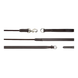 Rênes Dy'on en cuir/nylon Sloof 5/8 (13 mm) - Fonctionnelles