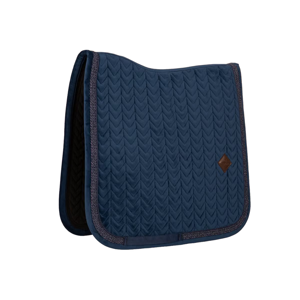 Kentucky Velvet Fishbone Zadeldoek met Glitter Koord