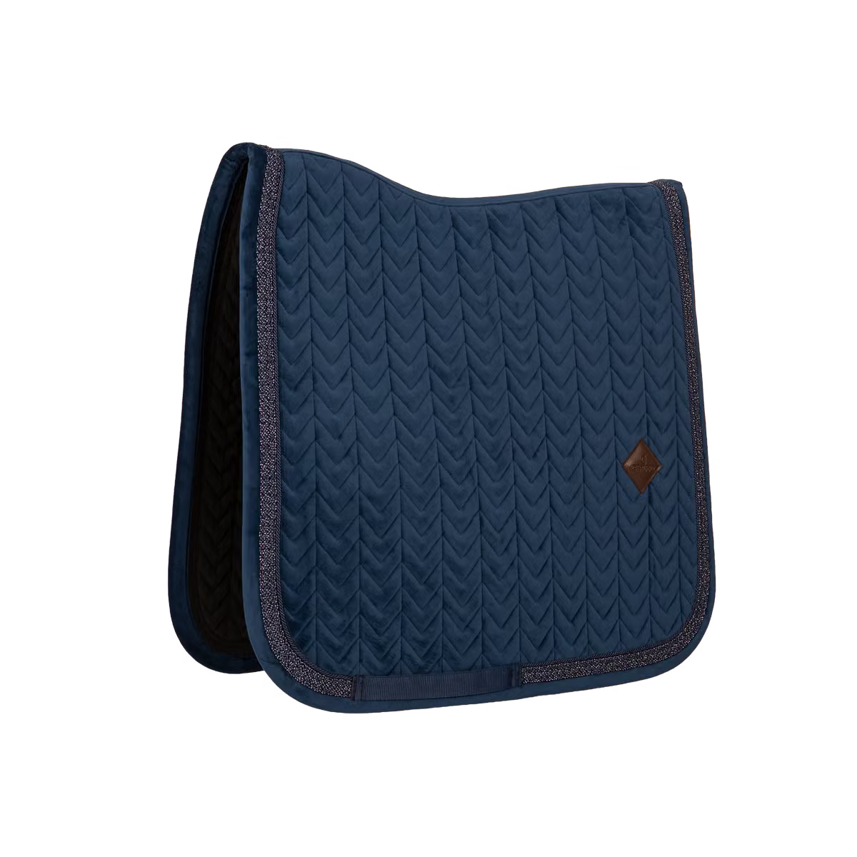 Kentucky Velvet Fishbone Zadeldoek met Glitter Koord