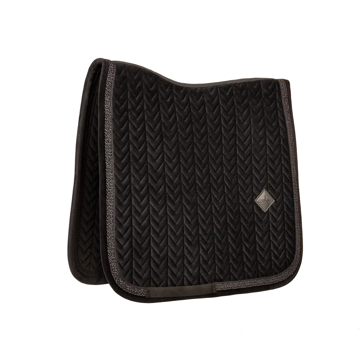 Kentucky Velvet Fishbone Zadeldoek met Glitter Koord