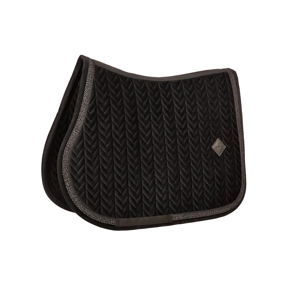 Kentucky Velvet Fishbone Zadeldoek met Glitter Koord