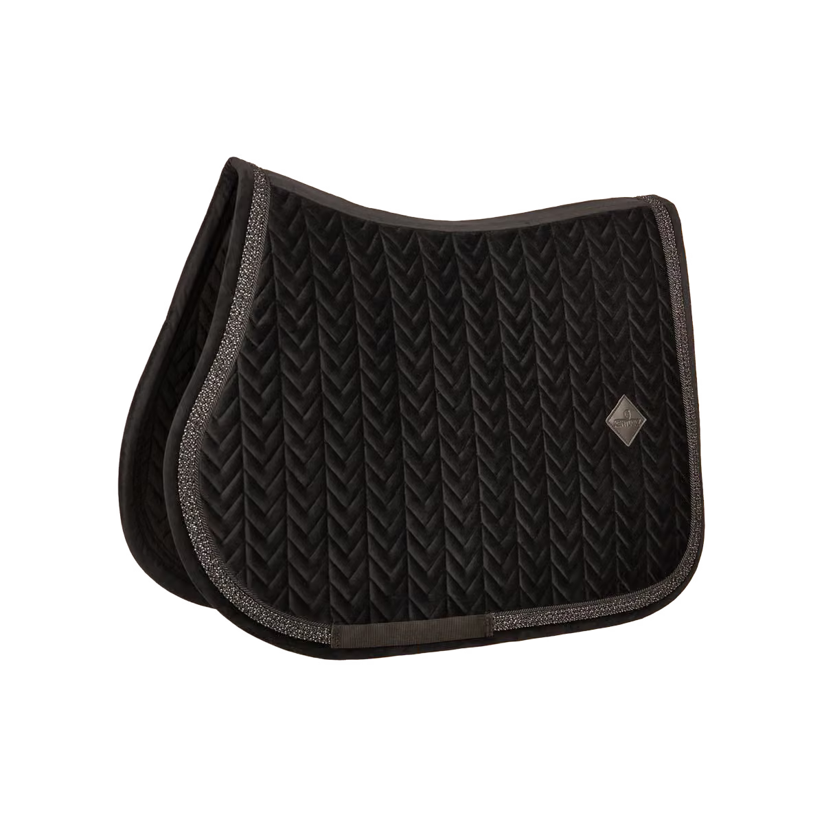 Kentucky Velvet Fishbone Zadeldoek met Glitter Koord