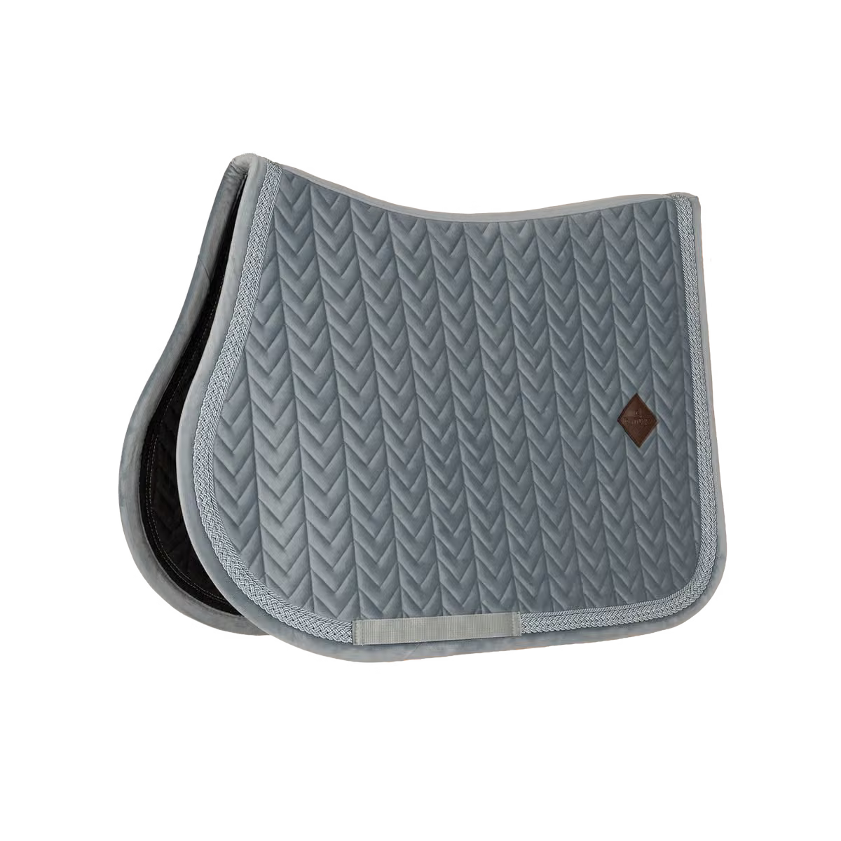 Kentucky Velvet Fishbone Zadeldoek met Glitter Koord