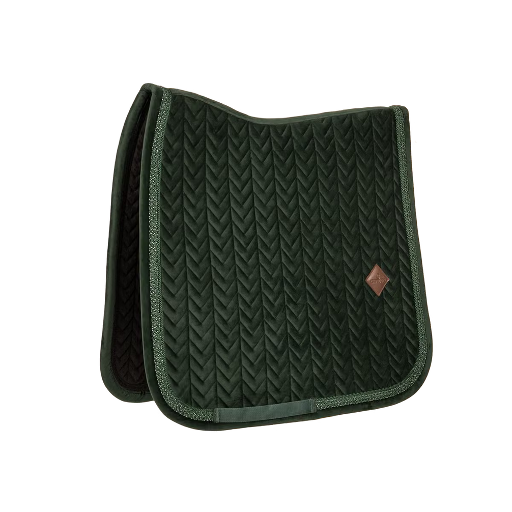 Kentucky Velvet Fishbone Zadeldoek met Glitter Koord