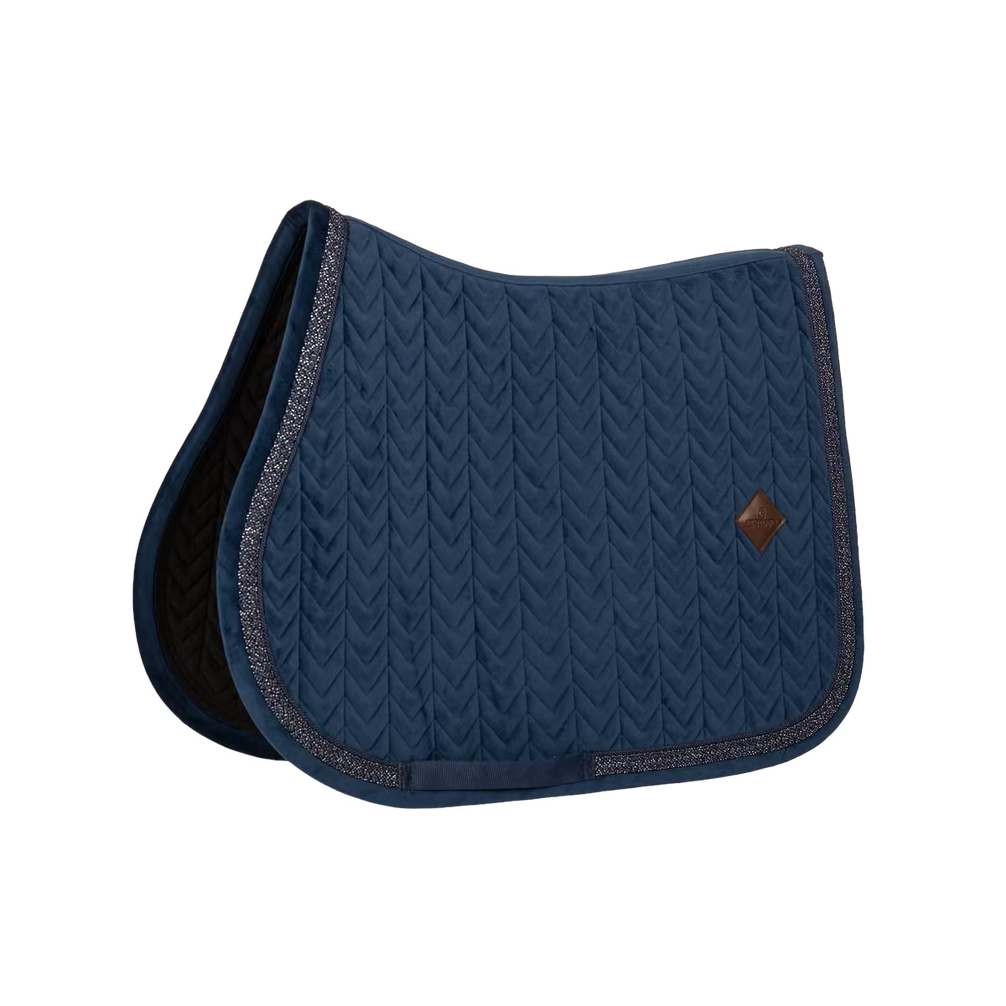Kentucky Velvet Fishbone Zadeldoek met Glitter Koord