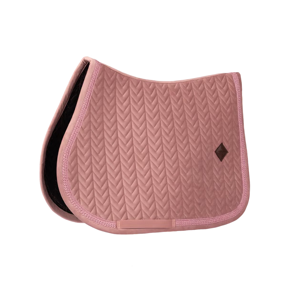 Kentucky Velvet Fishbone Zadeldoek met Glitter Koord