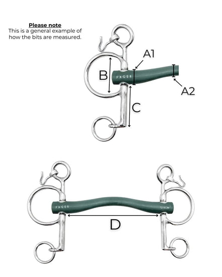 Fager Andrea Soft Rubber Gebiss Baby Pelham