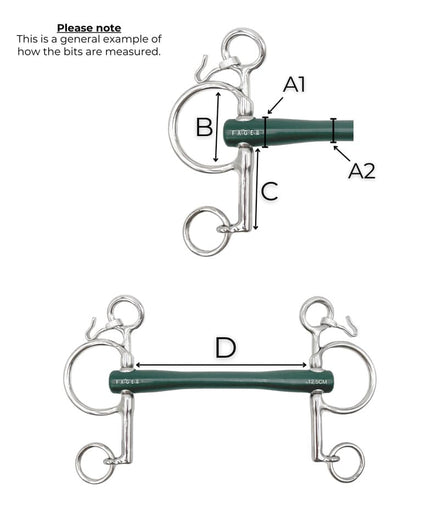 Fager Nicole Soft Rubber bit Baby pelham
