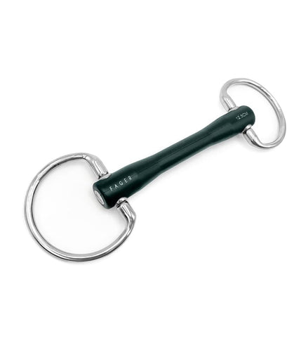 Fager Nicole Hard Rubber bit Fixed Rings