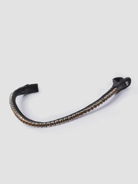 PS of Sweden Frontriem Sleek Coffee Zwart Leder Full