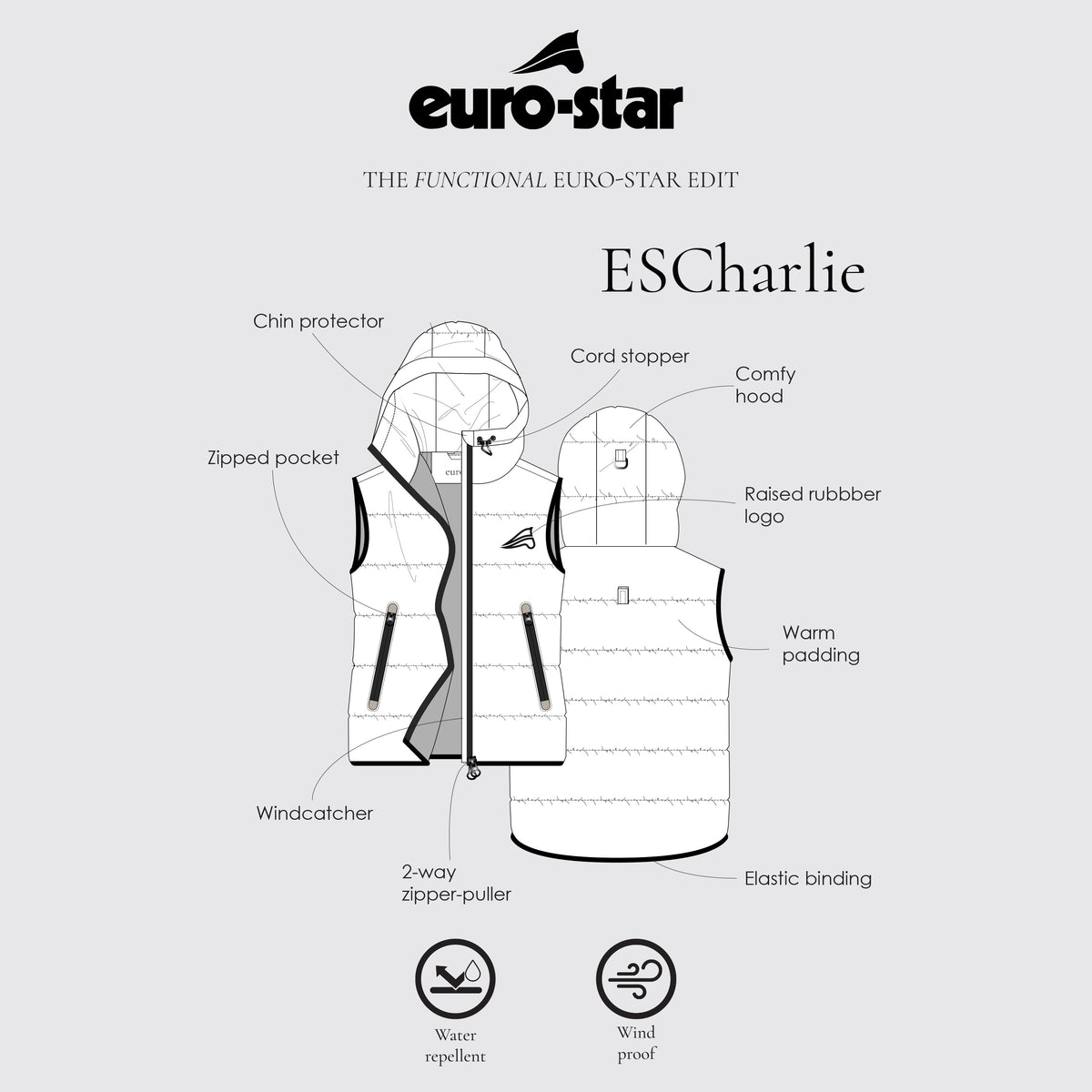 Euro-Star ESCharley Kids Bodywarmer