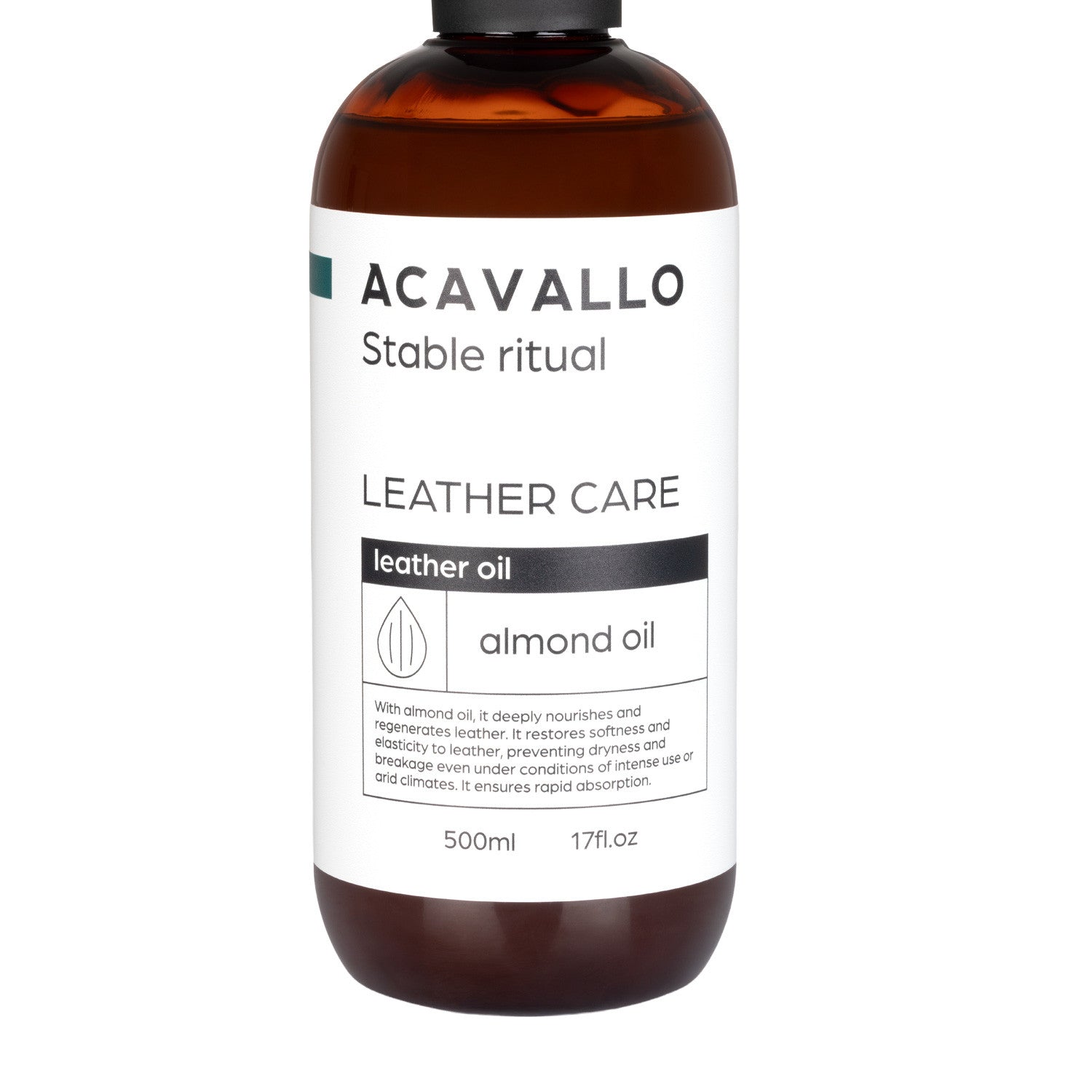 Acavallo Lederolie met Amandelolie