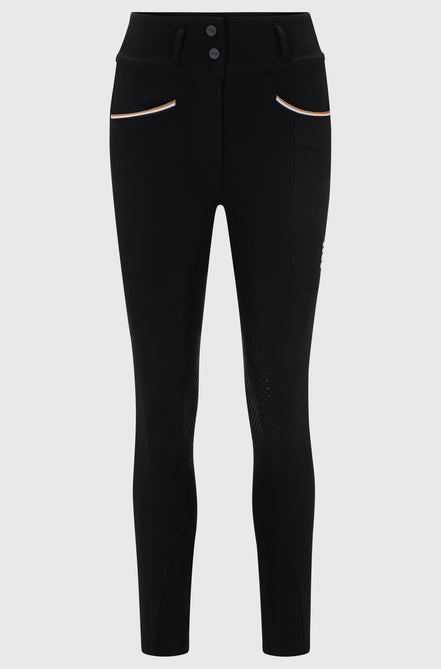 Pantalon d'équitation Boss Equestrian pour femme, taille haute, genouillères antidérapantes, modèle Hannah Core
