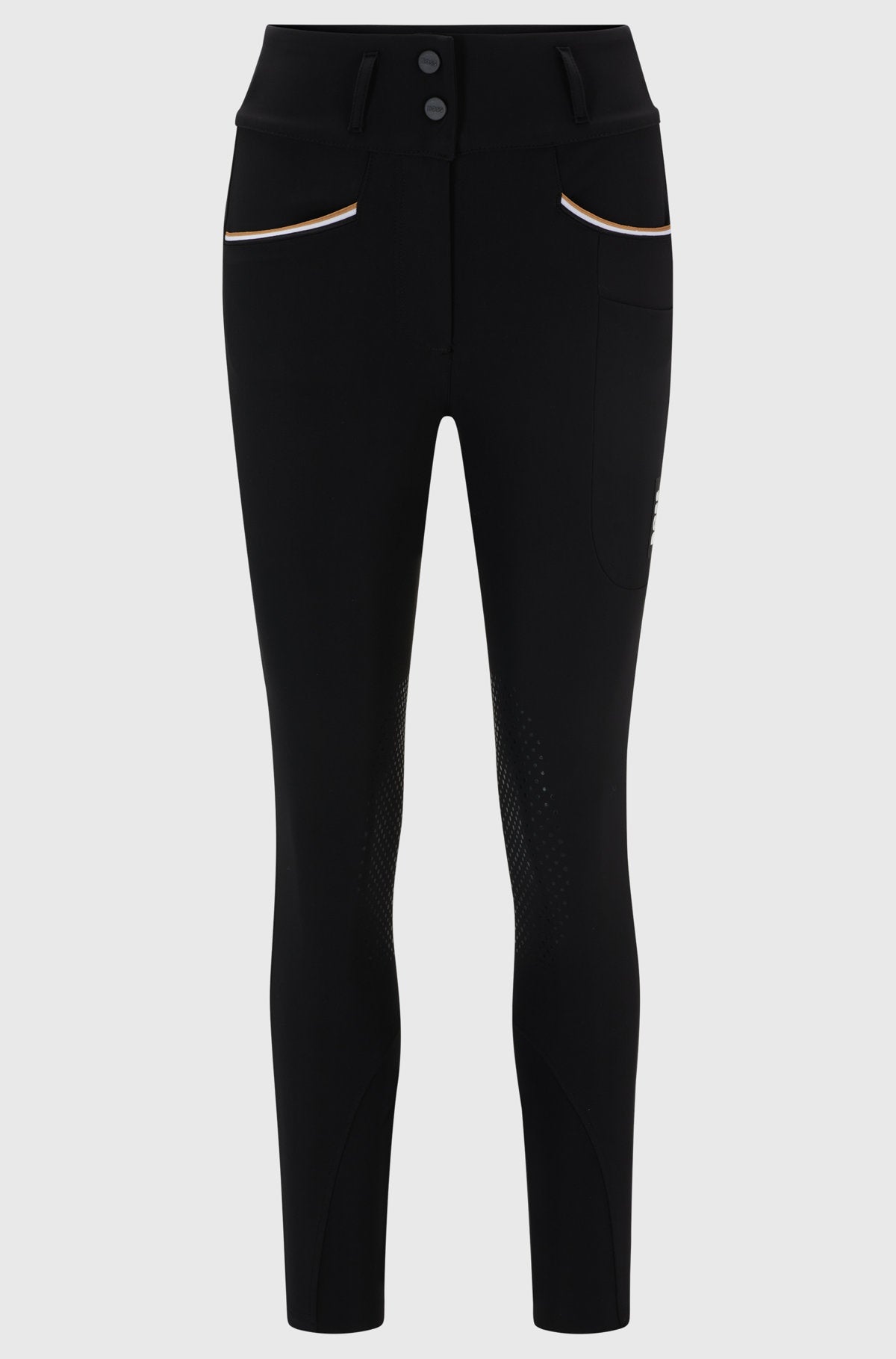 Pantalon d'équitation Boss Equestrian pour femme, taille haute, genouillères antidérapantes, modèle Hannah Core