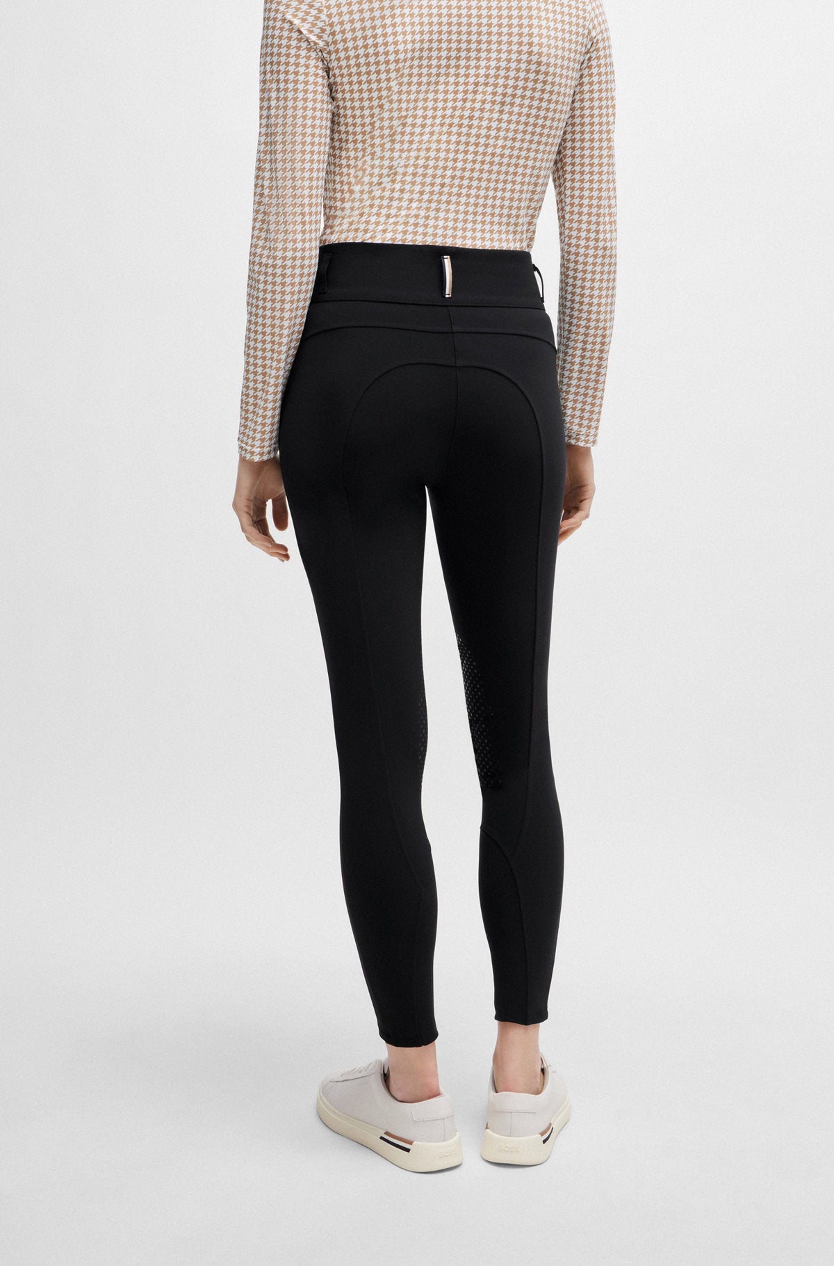 Pantalon d'équitation Boss Equestrian pour femme, taille haute, genouillères antidérapantes, modèle Hannah Core