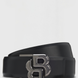 Boss Equestrian Rachel Reverse Belt Double B Riem Dames - Zwart / Deep Purple