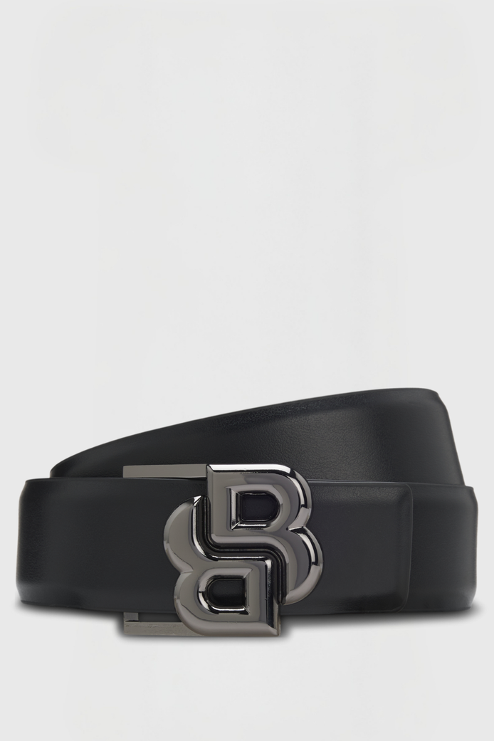 Boss Equestrian Rachel Reverse Belt Double B Riem Dames - Zwart / Deep Purple
