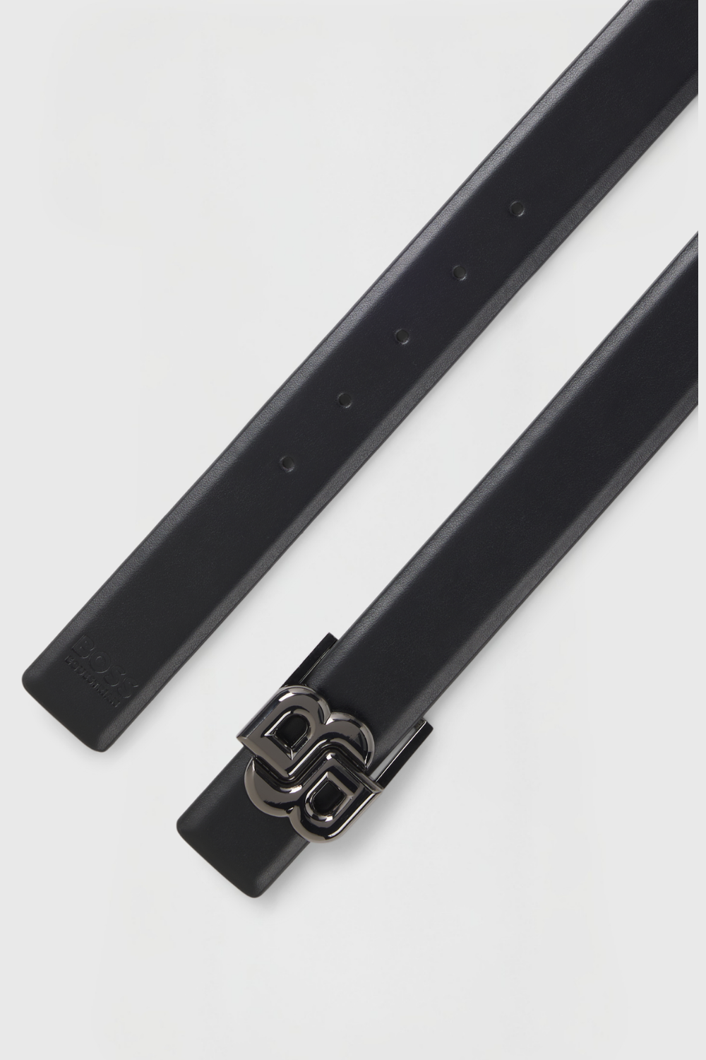 Boss Equestrian Rachel Reverse Belt Double B Riem Dames - Zwart / Deep Purple