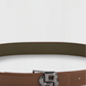 Boss Equestrian Rachel Reverse Belt Double B Riem Dames - Tortoise / Tealeaf