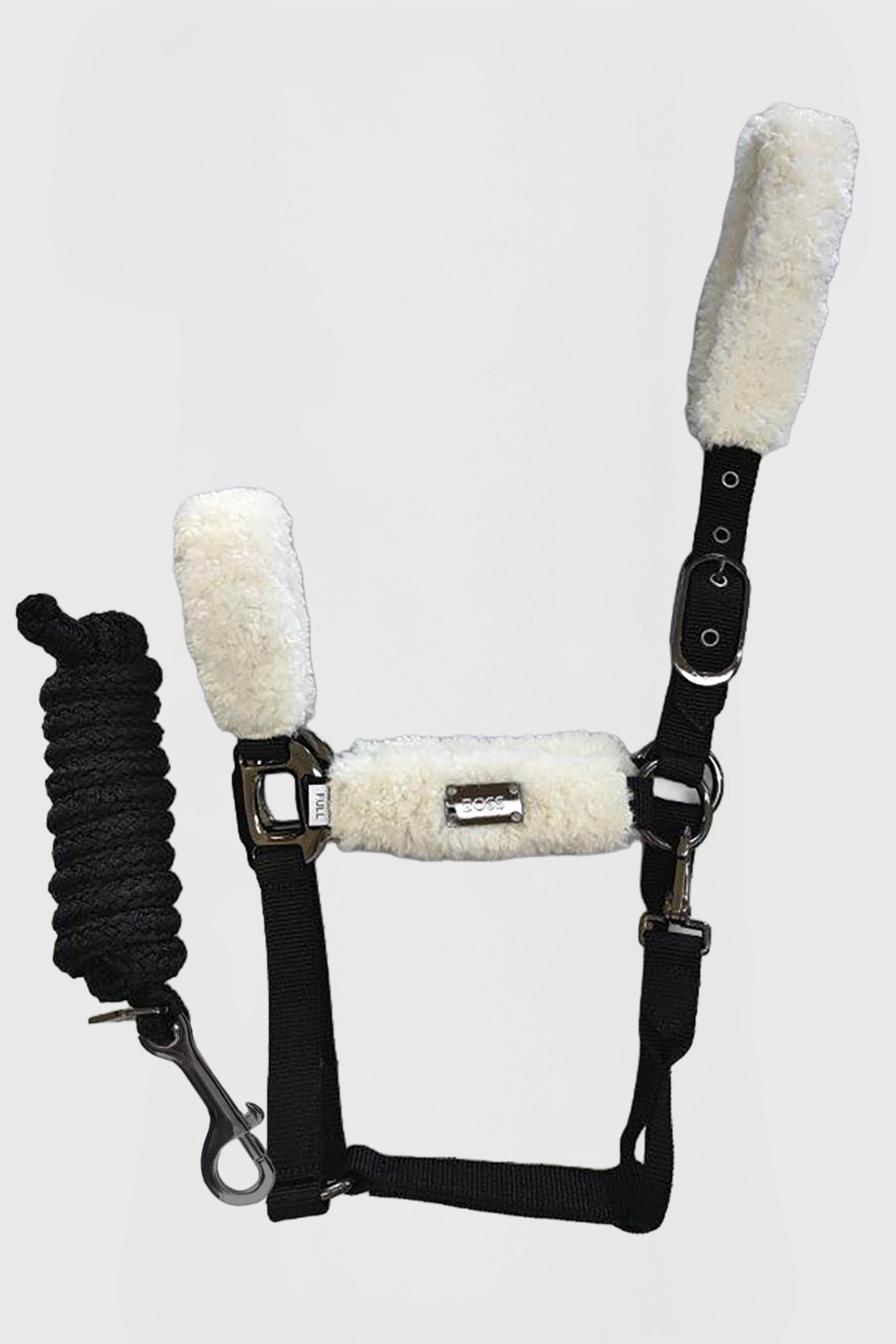Boss Equestrian Santiago Halster & Panama Touw Set Soft Cream