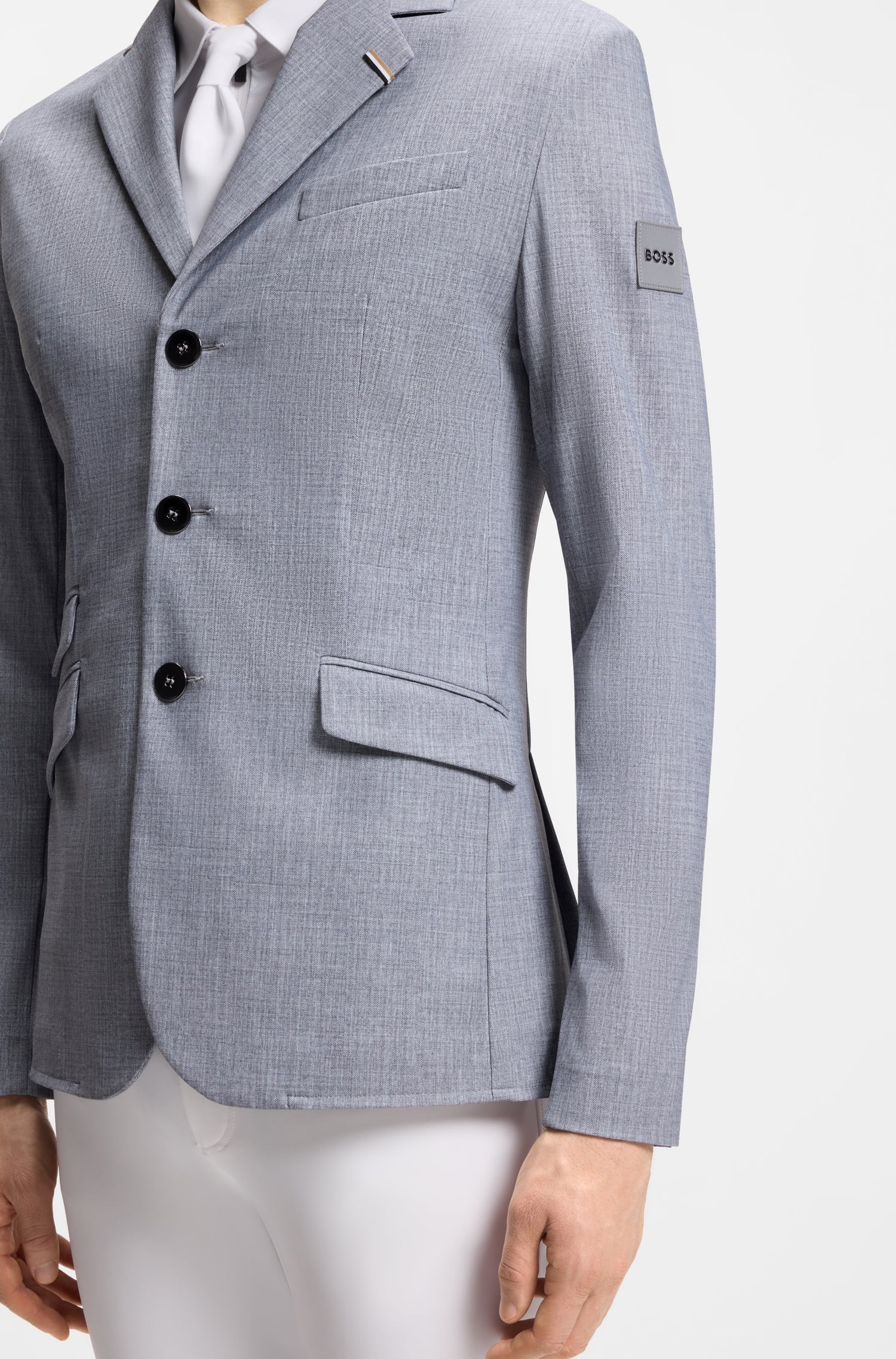 Boss Equestrian Adrian Show Jacket Wedstrijdjasje Heren - Grijs
