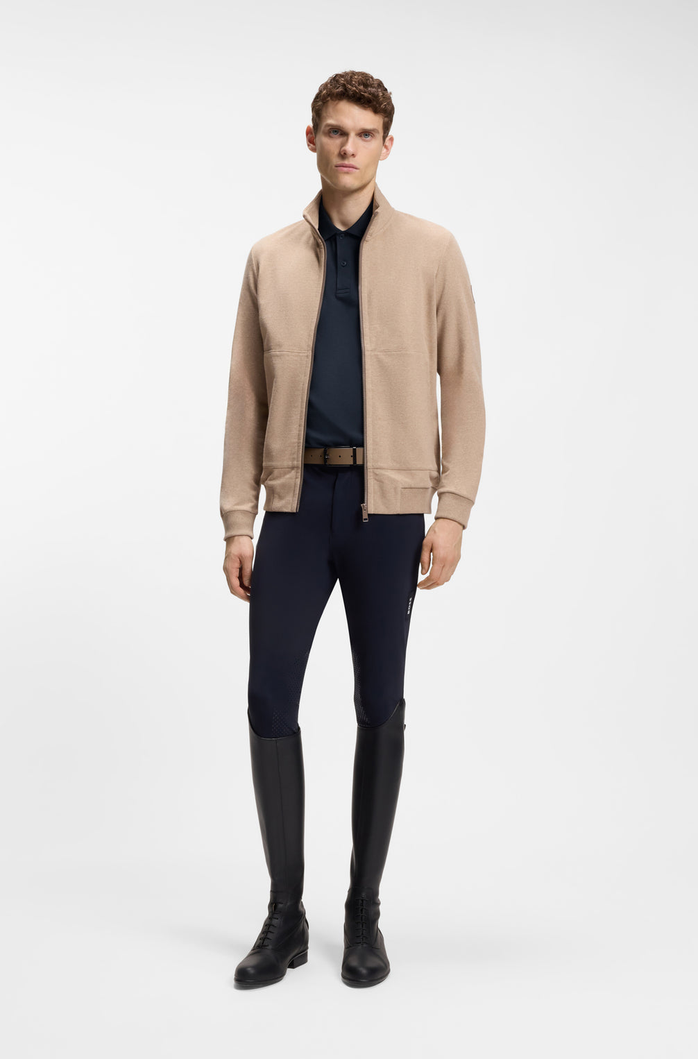 Boss Equestrian Marvis Polo Heren - Sky Captain