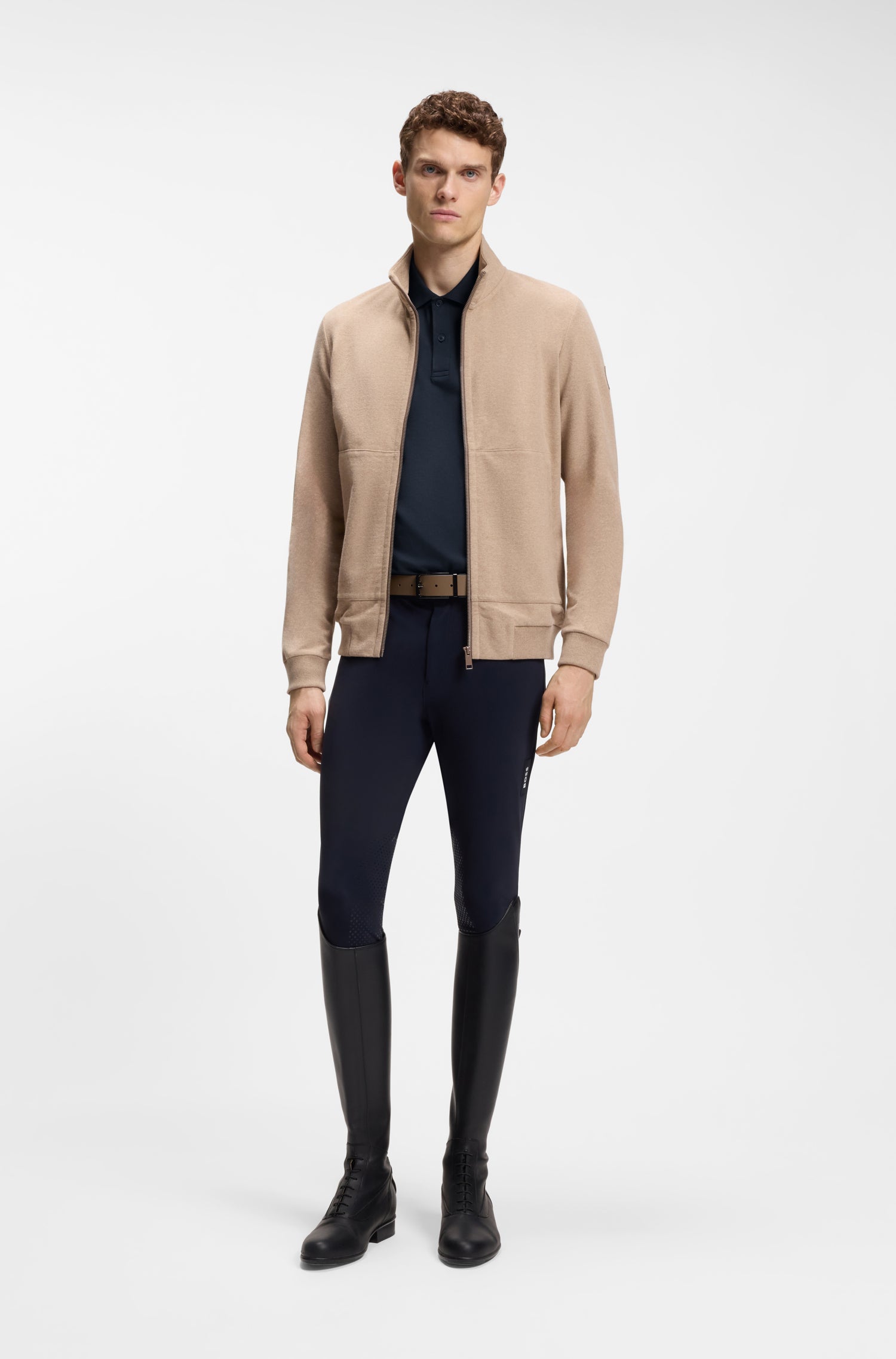Boss Equestrian Marvis Polo Heren - Sky Captain