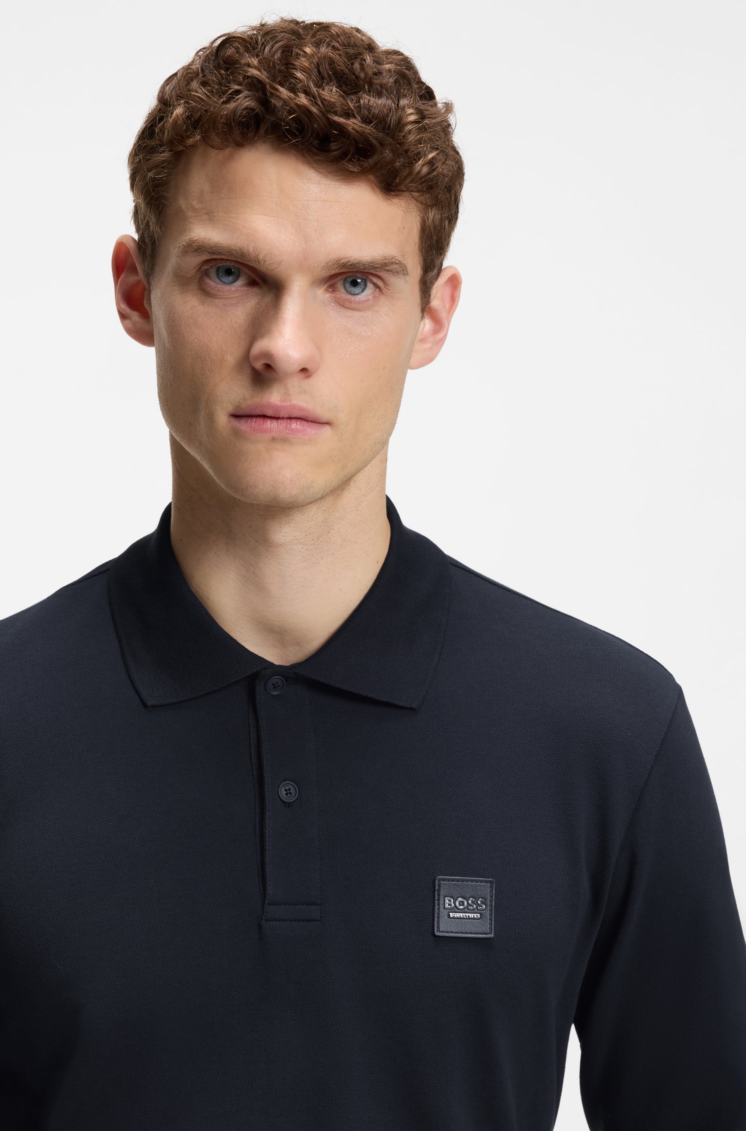 Boss Equestrian Marvis Polo Heren - Sky Captain