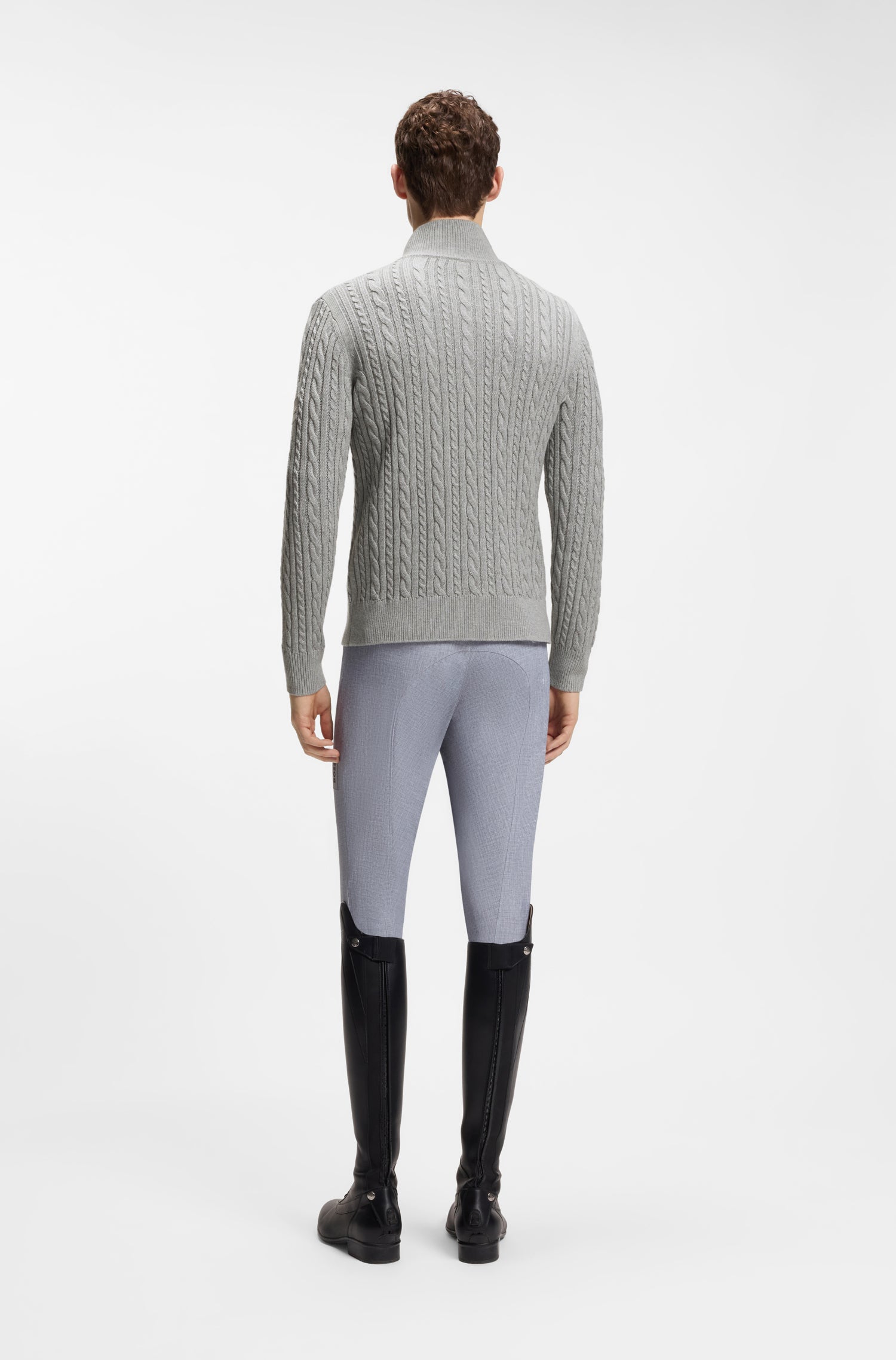 Boss Equestrian Jerome Kabeltrui Troyer Heren - Grijs