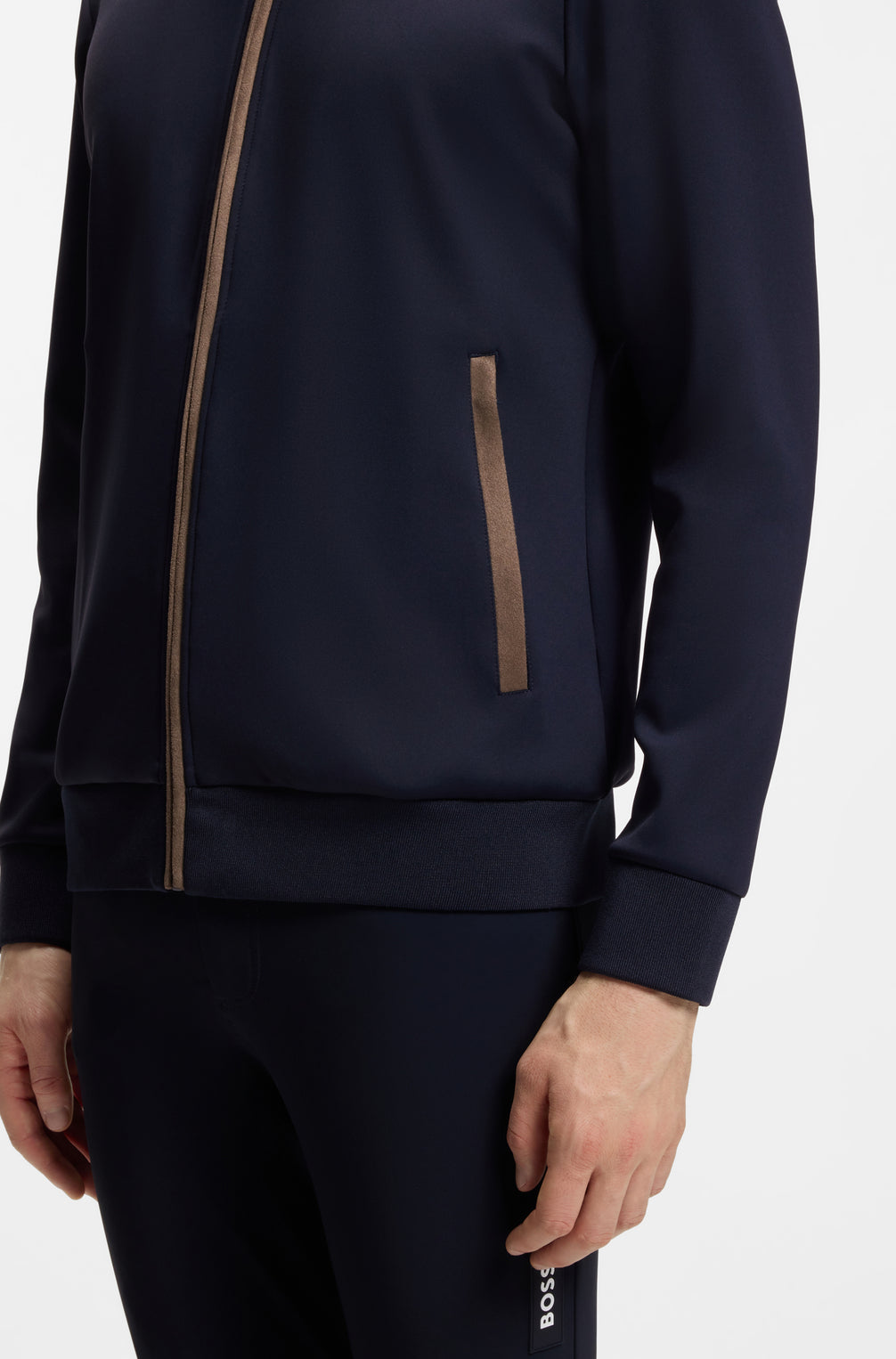 Boss Equestrian Sammy Function Cardigan Vest Heren - Sky Captain