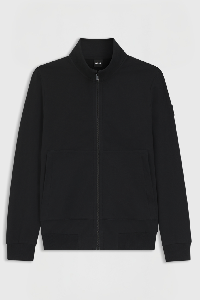 Boss Equestrian Steven Training Sweater Cardigan Heren - Zwart
