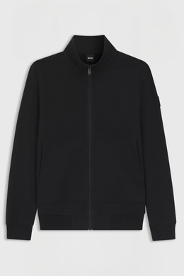 Boss Equestrian Steven Training Sweater Cardigan Heren - Zwart
