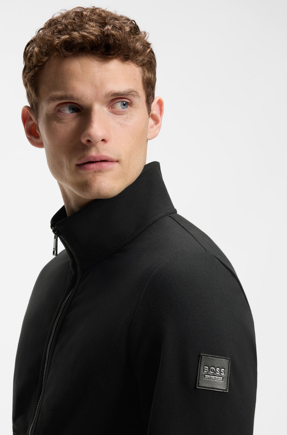 Boss Equestrian Steven Training Sweater Cardigan Heren - Zwart