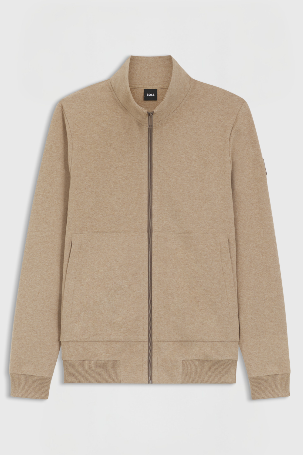 Boss Equestrian Steven Training Sweater Cardigan Heren - Walnut