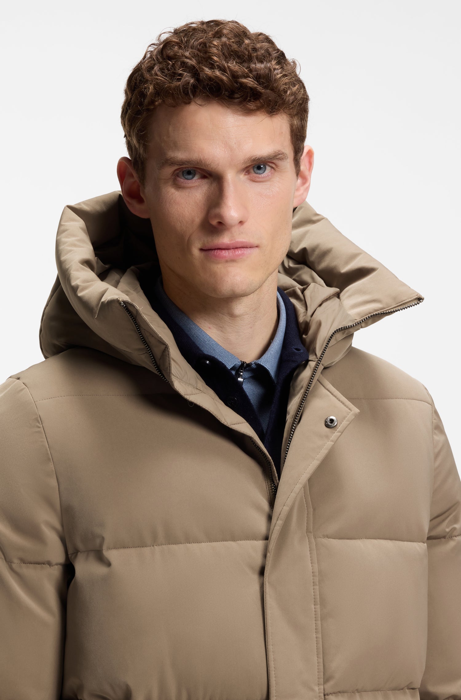Boss Equestrian Jaden Puffer Parka Heren - Birchwood
