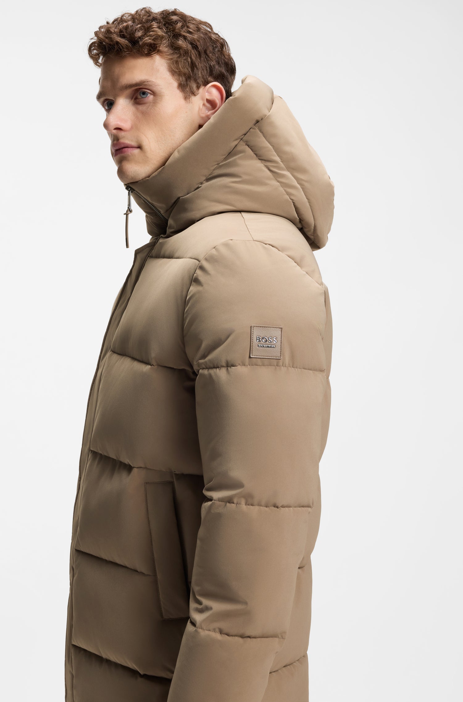 Boss Equestrian Jaden Puffer Parka Heren - Birchwood
