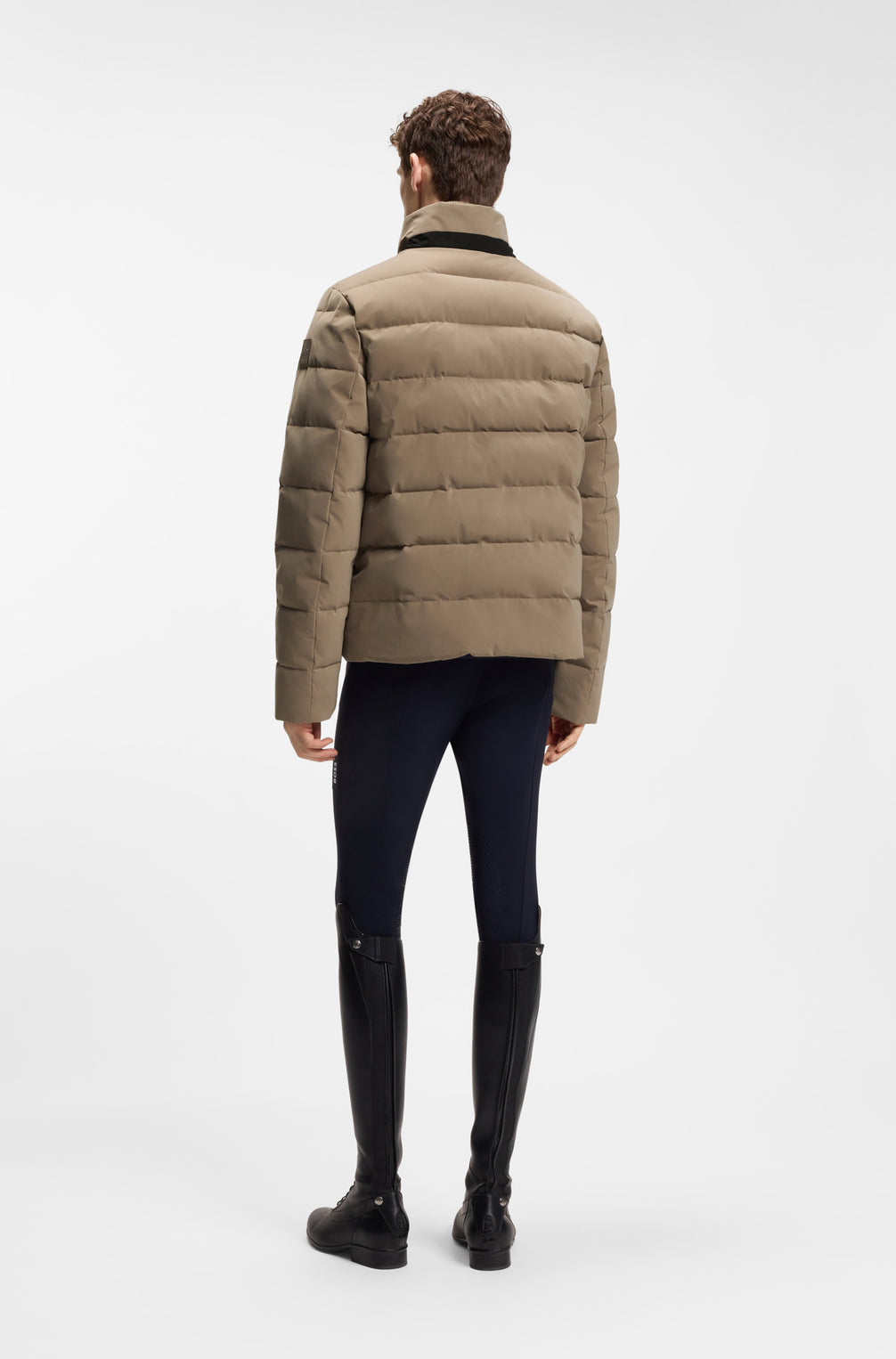 Boss Equestrian Jamie Puffer Velvet Jas Heren - Birchwood