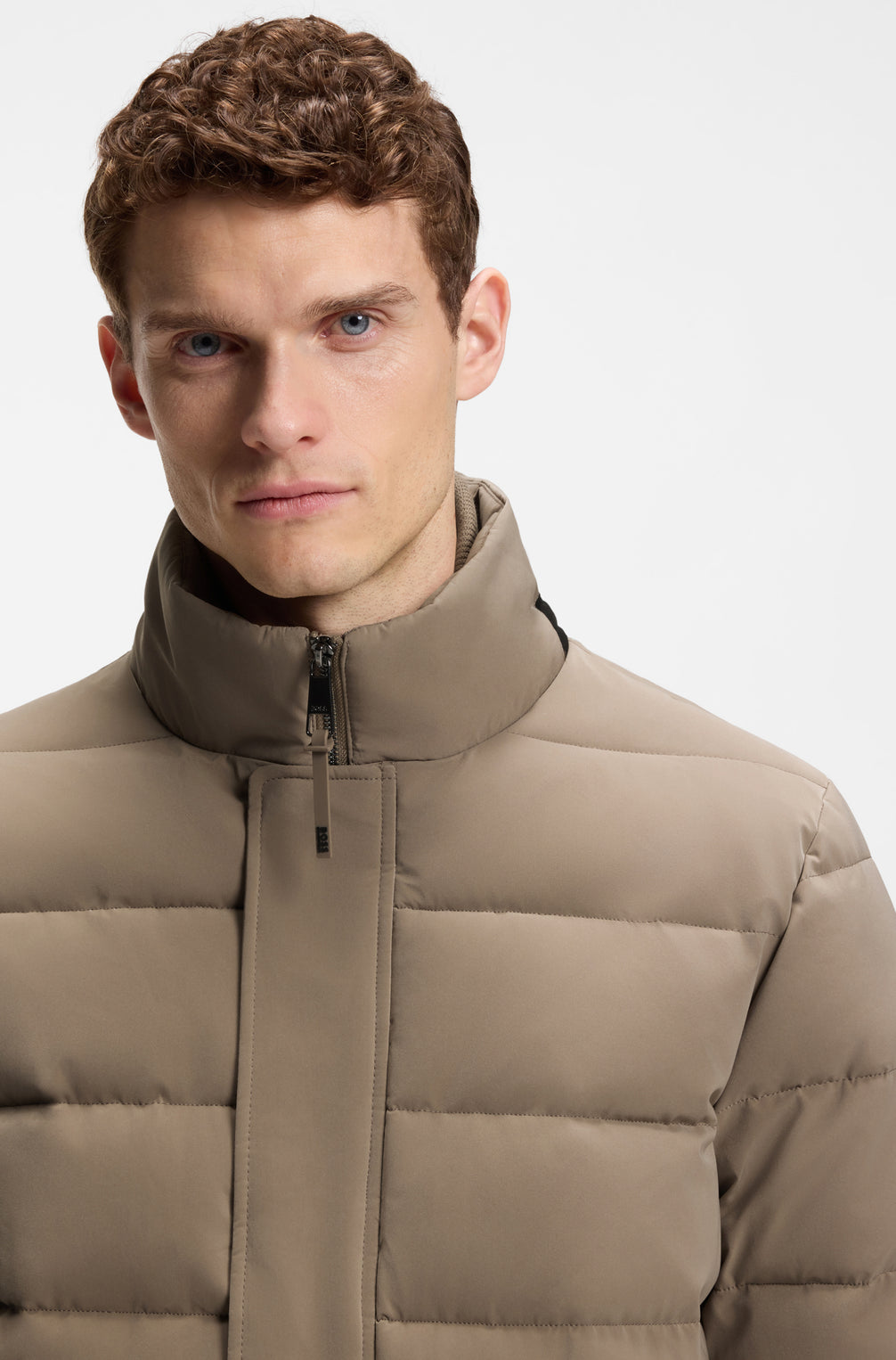 Boss Equestrian Jamie Puffer Velvet Jas Heren - Birchwood