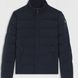 Boss Equestrian Jamie Puffer Velvet Jas Heren - Sky Captain