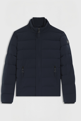 Boss Equestrian Jamie Puffer Velvet Jas Heren - Sky Captain