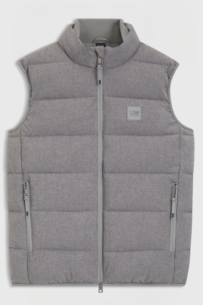 Boss Equestrian Jacob Puffer Bodywarmer Heren Grijs