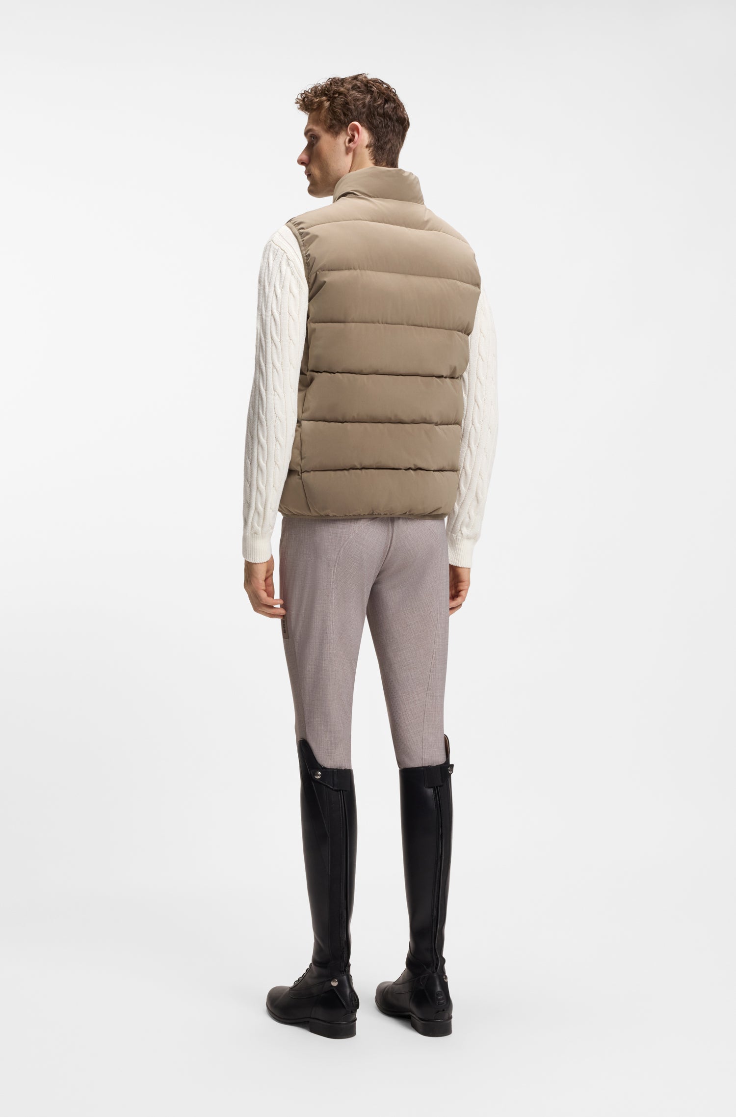 Boss Equestrian Jacob Puffer Bodywarmer Heren Birchwood